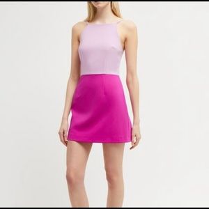 French Connection Color-Blocked Mini Dress